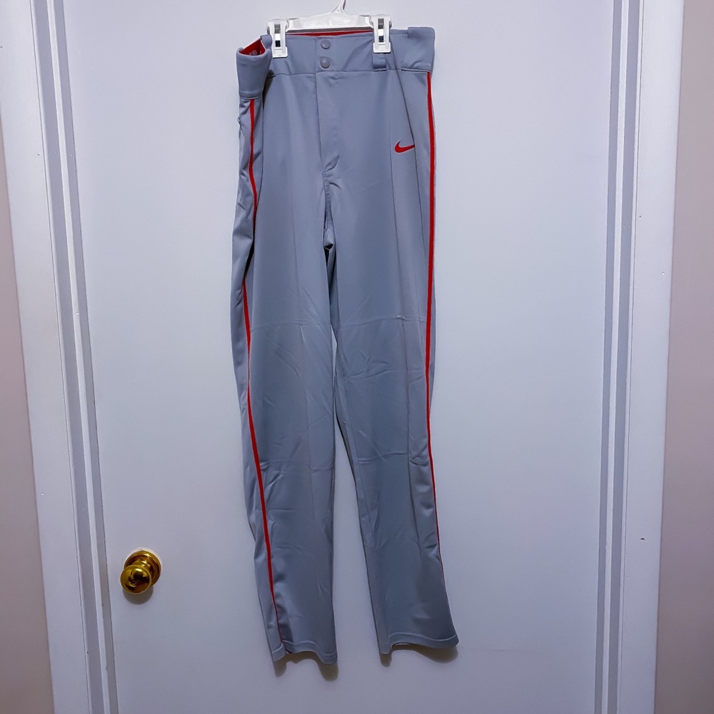 Men’s Nike Dri-Fit gray baseball pants: size small